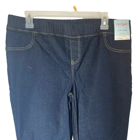 CAT & Jack Pull-on skinny jeans Girls size 18 Plus New with tags - Picture 2 of 12
